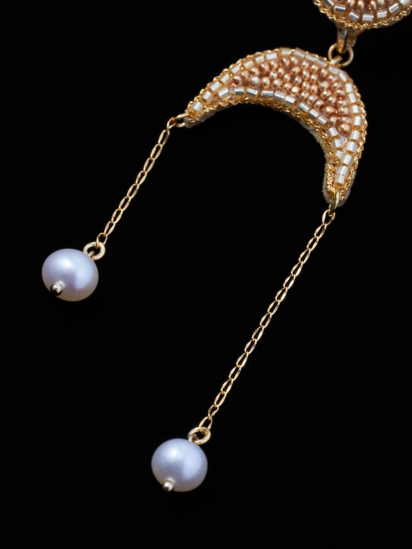 【ピアス/イヤリング-Moon/gold or silver】