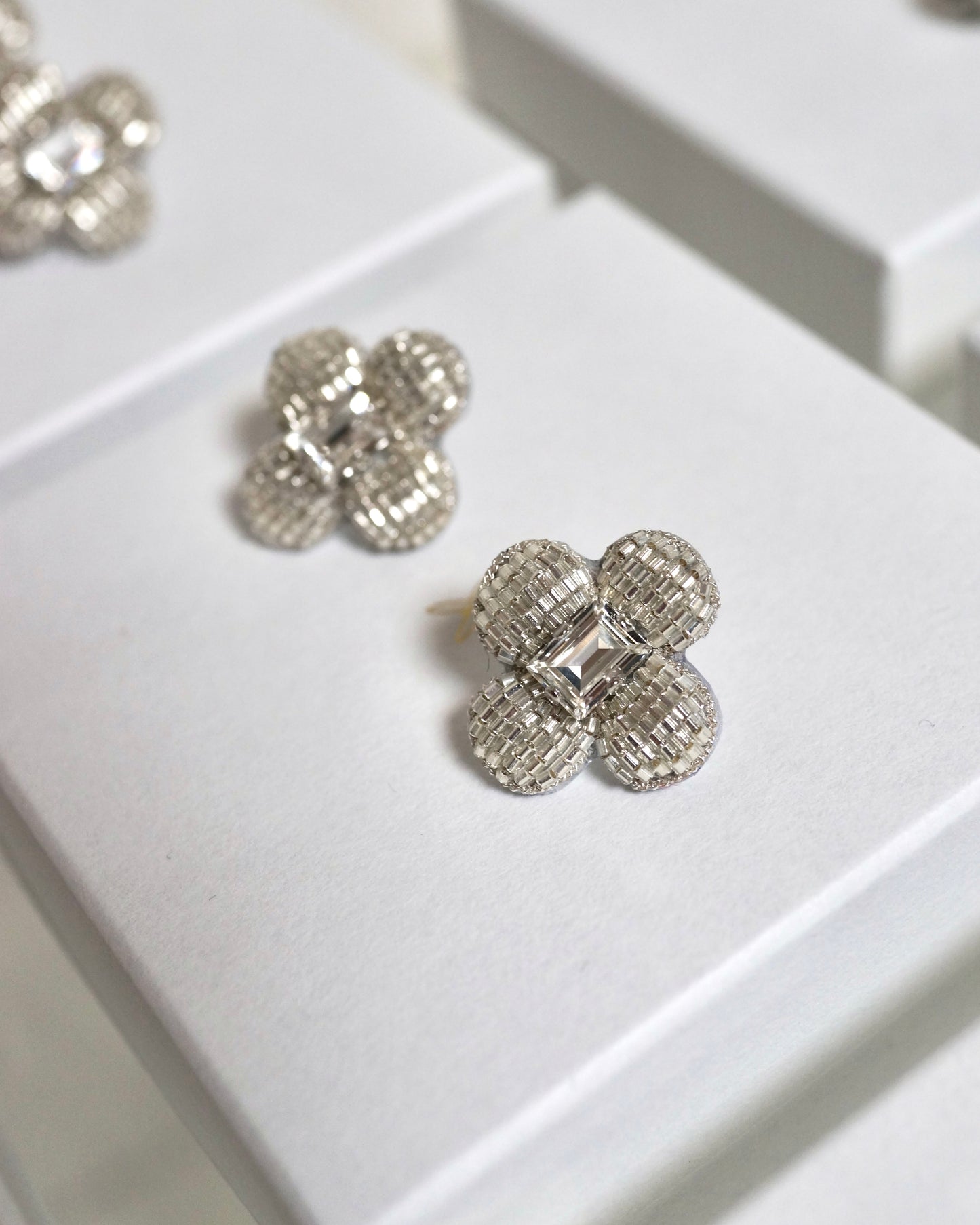 【ピアス/イヤリング-Flower/silver】