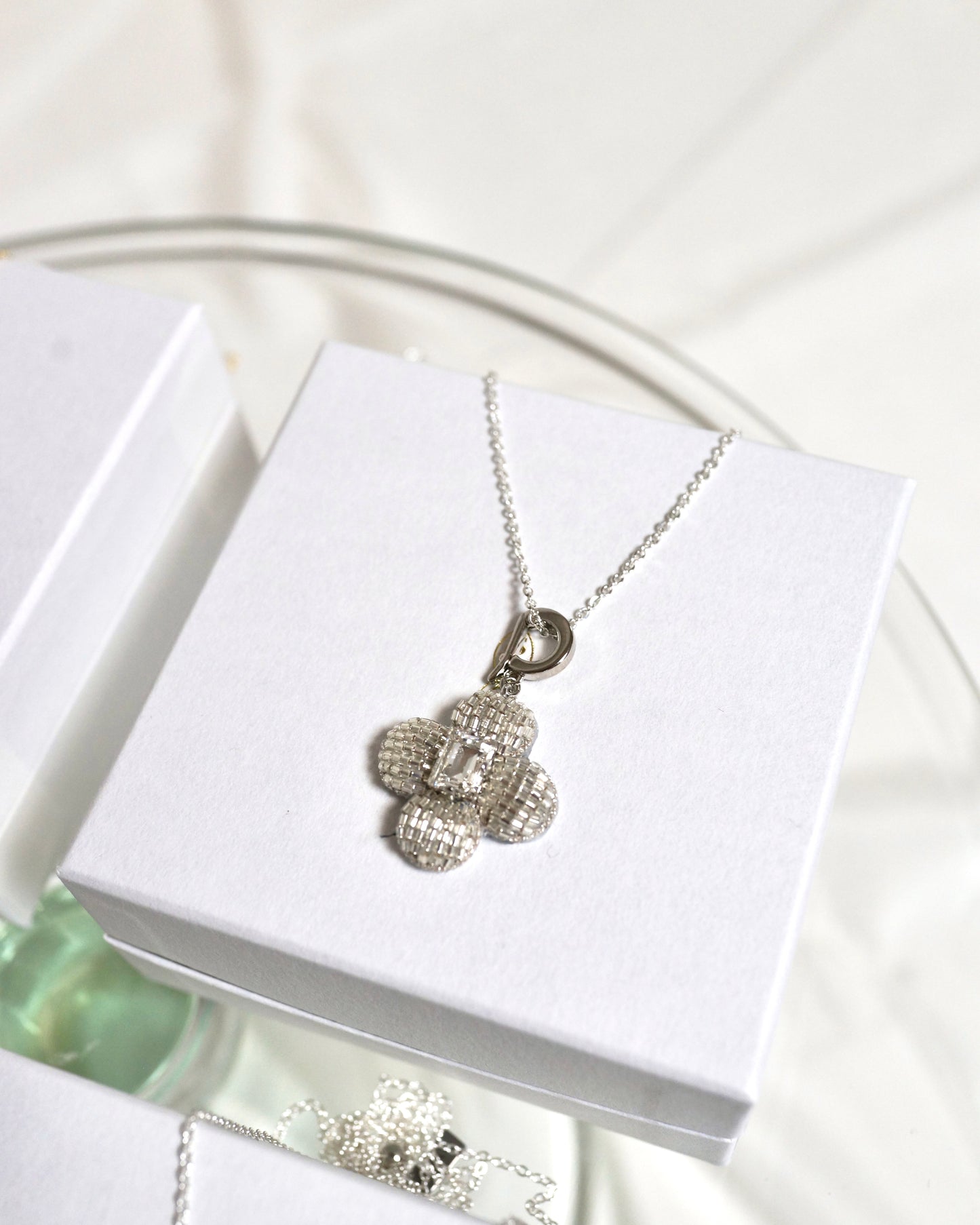 【ネックレス-Flower/gold or silver】