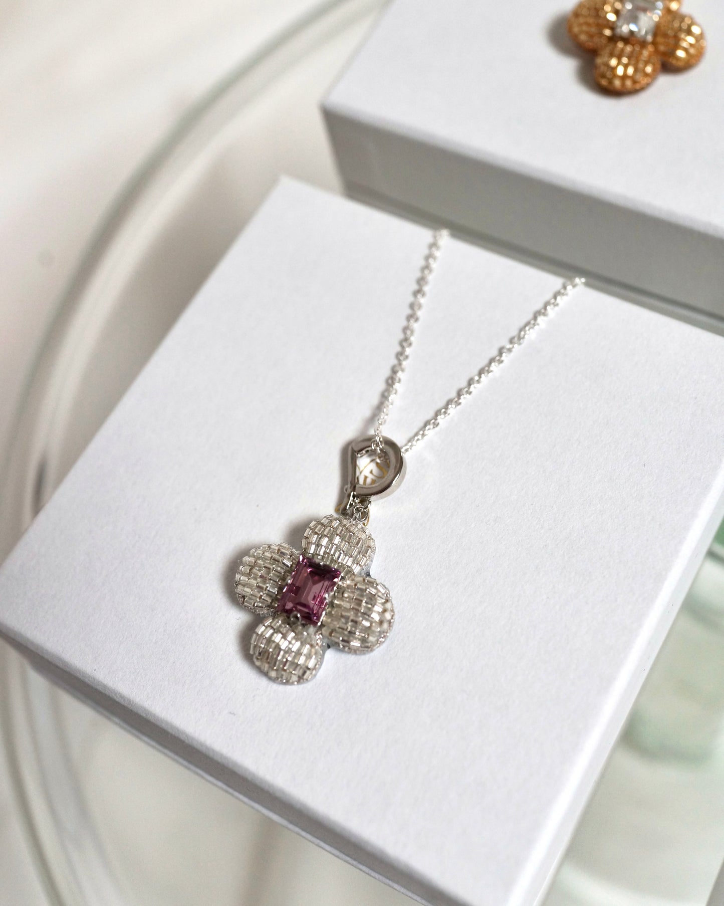 【ネックレス-Flower/gold or silver】