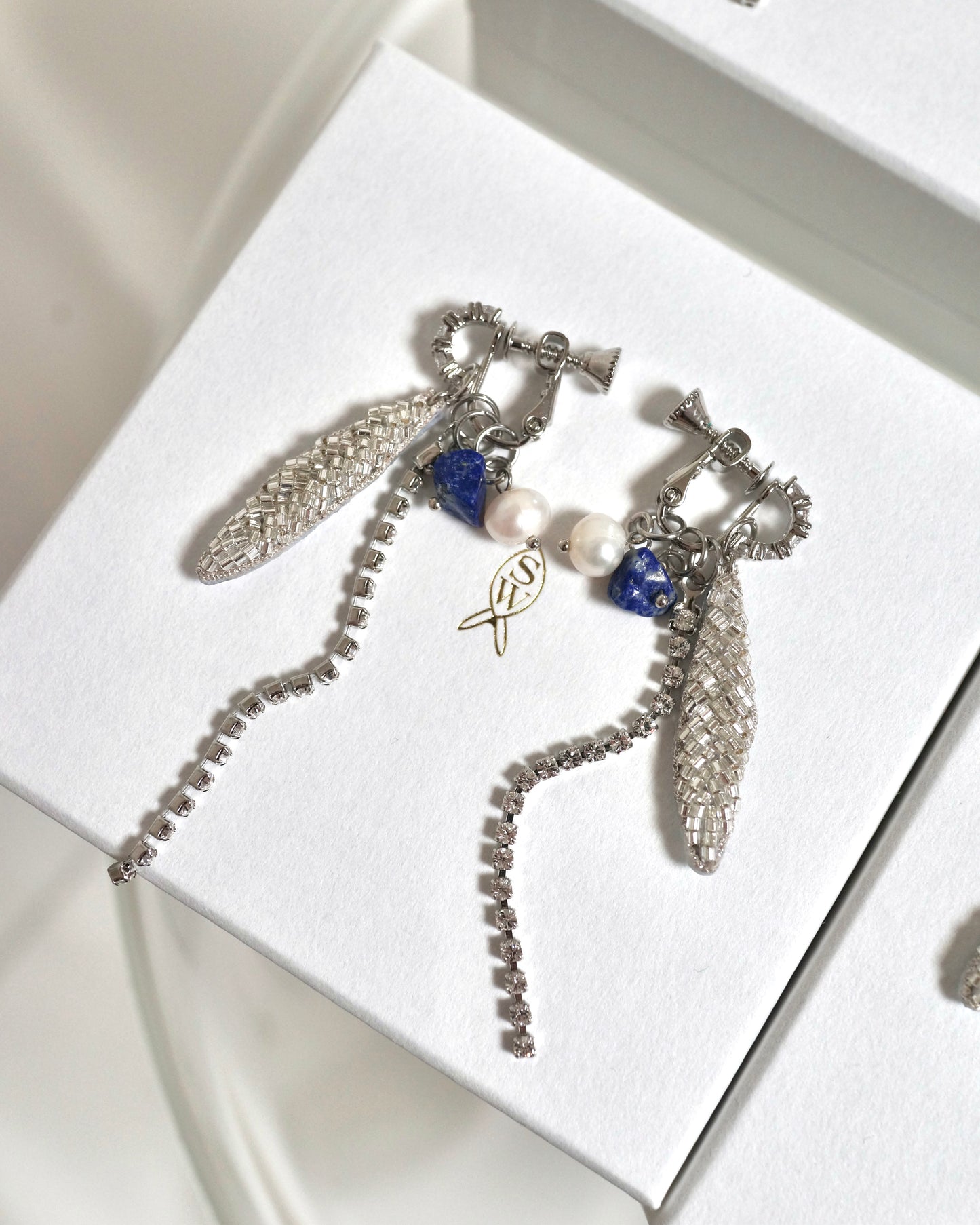 【ピアス/イヤリング-Leaf/silver】