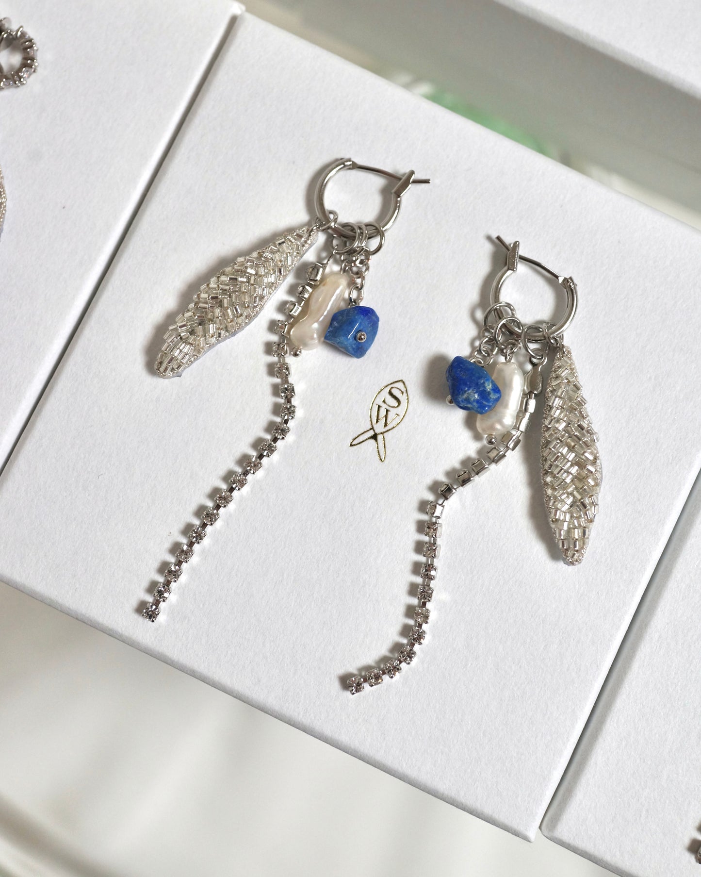 【ピアス/イヤリング-Leaf/silver】