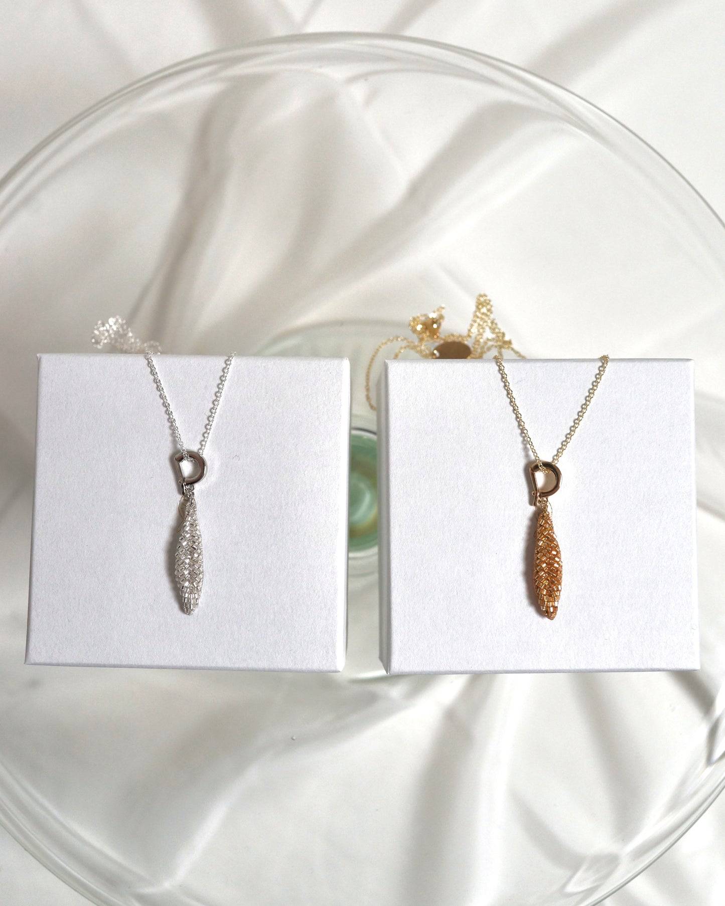 【ネックレス-Leaf/gold or silver】