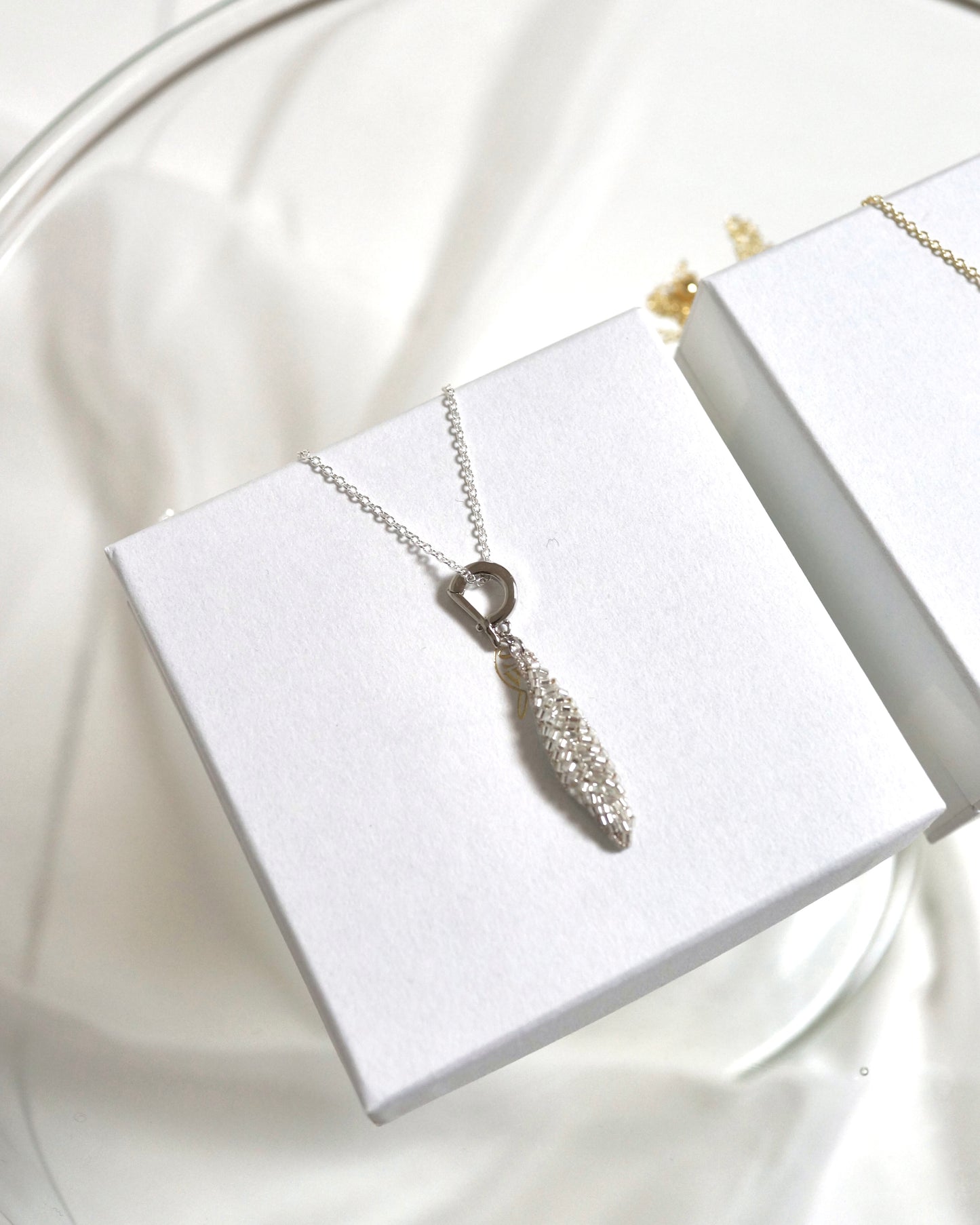 【ネックレス-Leaf/gold or silver】