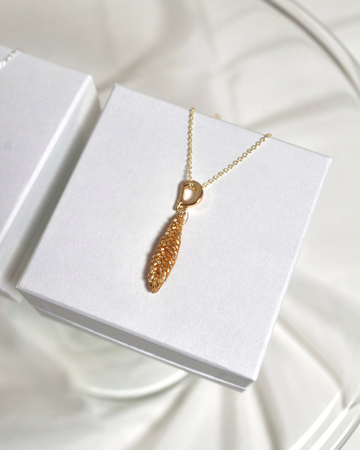【ネックレス-Leaf/gold or silver】