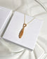 【ネックレス-Leaf/gold or silver】