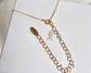 [Crescent Moon Necklace-gold] 