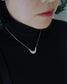 [Crescent Moon Necklace-gold] 