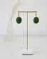 Olive seed-Green/L Earrings