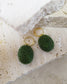 Olive seed-Green/L Earrings