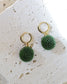 Olive seed-Green/S Earrings